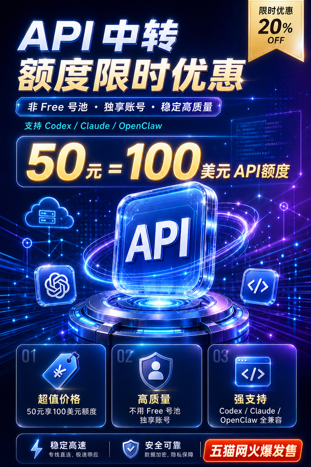五猫网 - AI工具、API服务与独立产品开发