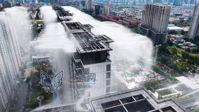 降温还有奇招,外交部发言人毛宁向世界分享中国“房屋喷雾冷却系统”
